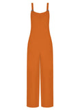 1950s Solid Spaghetti Strap Jumpsuit