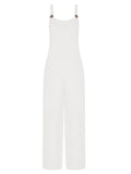 1950s Solid Spaghetti Strap Jumpsuit