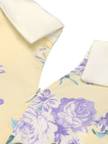 Yellow 1950s Floral Swing Romper