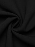 [US Warehouse] Black 1960s Butterfly Backless Pencil Dress