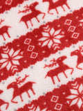 [US Warehouse] Red 1950s Christmas Patchwork Swing Dress