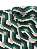 2PCS 1950s Green Tops & Black Pants