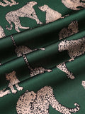 Green 2PCS Jaguar One-piece Swimsuit & Pants