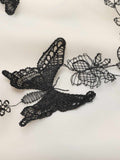 Black Butterfly Mesh Skirt