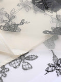 Black Butterfly Mesh Skirt