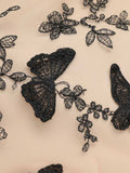 [US Warehouse] Black 1950s Butterfly Patchwork Vintage Dress