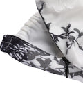 [US Warehouse] Black White 1930s Floral Halter Strap Jumpsuit