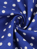 1950s Halter Polka Dot Swing Dress