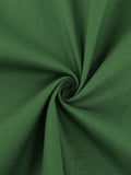 Green 1950s Square-Neck Vintage Swing Dress