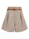 [Pre-Sale] 2PCS Yellow Solid Tops & Khaki Shorts