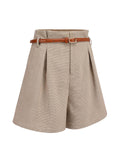 [Pre-Sale] 2PCS Yellow Solid Tops & Khaki Shorts