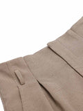 [Pre-Sale] 2PCS Yellow Solid Tops & Khaki Shorts