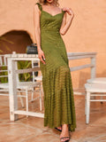 Green 1930s Knitting Vintage Dress