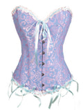 Steampunk Gothic Lace Overbust Corset