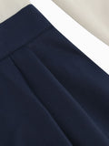 [Pre-Sale] Blue & White 1950s Solid Patchwork Dress