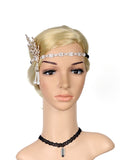 [US Warehouse] 1920s Fringe Pearl Rhinestone Headband