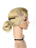 [US Warehouse] 1920s Fringe Pearl Rhinestone Headband