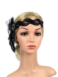 [US Warehouse] 1920s Feather Sequin Headband