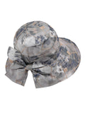 Bowknot Floral Wide Trim Sun Hat