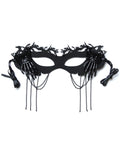 Black Halloween Butterfly Skeleton Party Mask