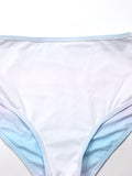 Gradient Pink Shell Pearl Bikini Set