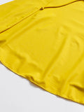 Yellow 1960s Spaghetti Strap Skirted Swimsuit