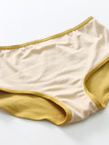 3PCS Yellow Ruffled Skirted Bikini Set