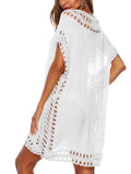 Solid Cut Out Bohemian Cover Up