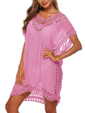 Solid Cut Out Bohemian Cover Up