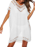 Solid Cut Out Bohemian Cover Up
