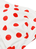 1950s Retro Polka Dots Bikini Set & Apron