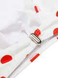 1950s Retro Polka Dots Bikini Set & Apron