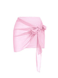Vintage Solid Chiffon Sun Protection Cover-up
