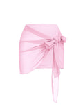 Vintage Solid Chiffon Sun Protection Cover-up