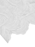 White Lace Plunge Nightgown Cover-up