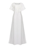 White Quick-drying Fabric Lace Cover-up