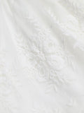 White Quick-drying Fabric Lace Cover-up