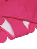 [US Warehouse] Rose Pink 1940s Stripes Halter Bikini Set