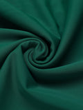 [US Warehouse] Dark Green 1940s Solid Halter One-piece Swimsuit