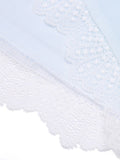2PCS Light Blue 1940s Knot Lace Sleepwear