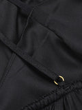 Black 1940s Bowknot Strap Sleepwear