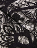 [US Warehouse] Black 1920s Fringe Lace Flapper Dress