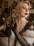 [US Warehouse] Pink 1920s Cap Sleeve Sequin Evening Dress