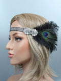 [US Warehouse] 1920s Feather Flapper Headband