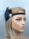 [US Warehouse] 1920s Feather Flapper Headband