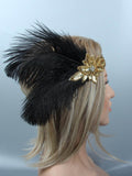 [US Warehouse] 1920s Sequin Feather Flapper Headband