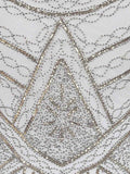[US Warehouse] White 1920s Fringed Flapper Dress