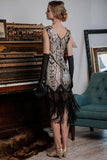 [US Warehouse] White 1920s Sequined Fringe Dress
