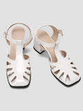 Retro Cutout Sandals High Heel Shoes