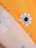 1950s Daisy Sleeveless Swing Dress